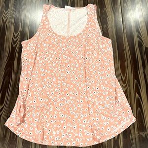 Zenana pink floral tank